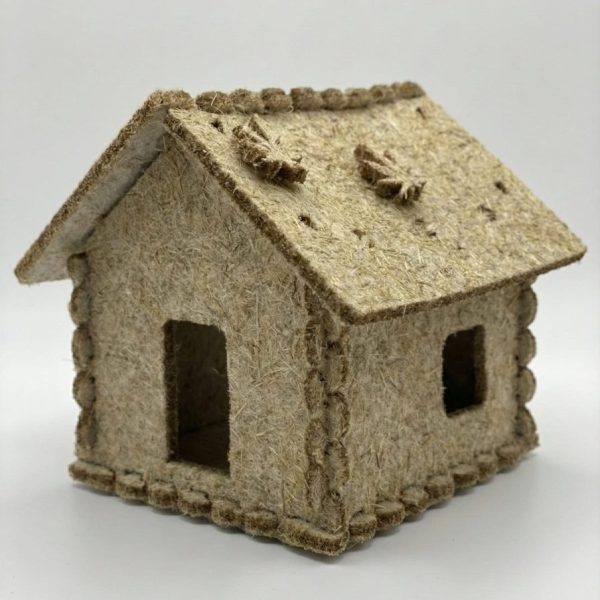 Будиночок Еко (декор з конопляного волокна) 1