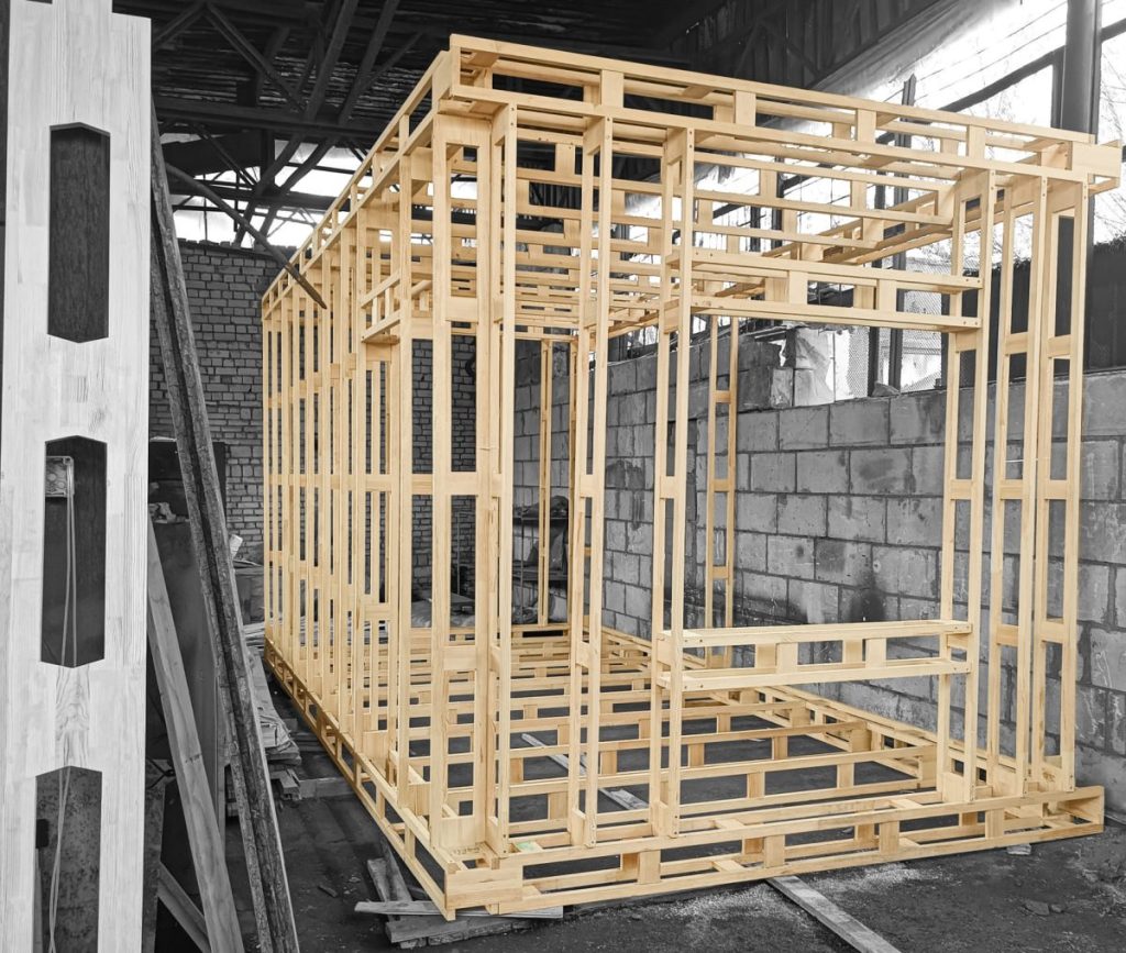 Каркас конопляного будинку