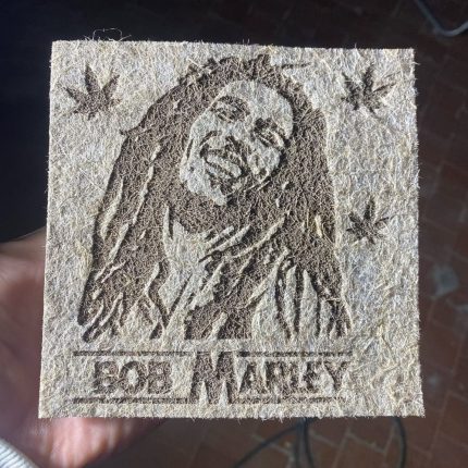 Картина Боб Марлі на конопляному полотні