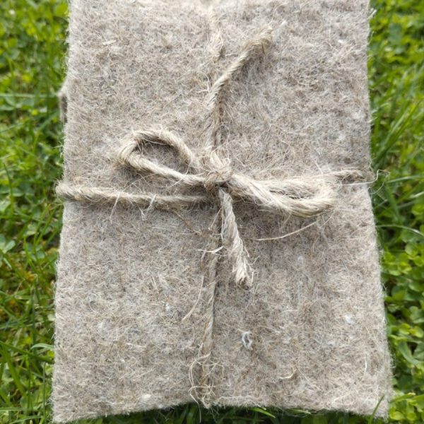 Конопляний килимок для вирощування мікрозелені 11х15 см, зібрані