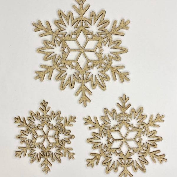 Набір “Сніжинка Еко-Мереживо — Три Розміри”