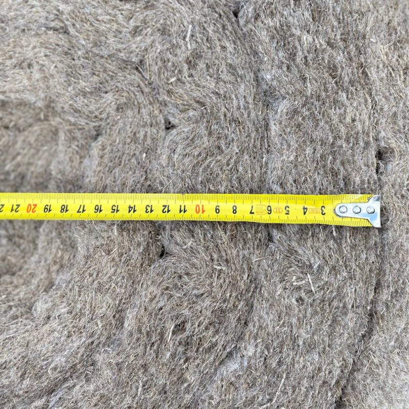 Конопляний утеплювач k.tex, щільність 1000, вимірювання товщини